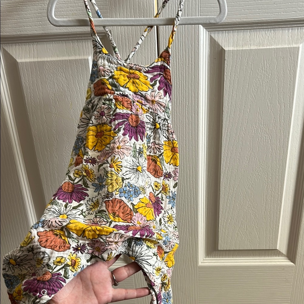 Floral Print Strappy Dress